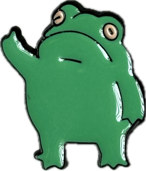 “frog finger” pin
