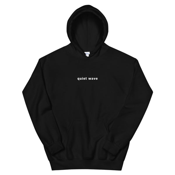 simple text hoodie (dark colors)