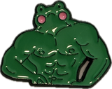 buff frog pin collection (3 pins)