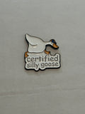 “certified silly goose” pin