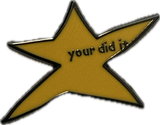 “you did it” pin