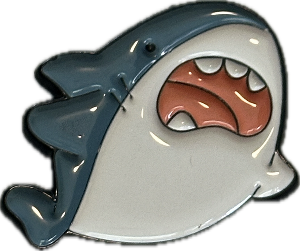 cute shark pin