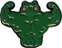 buff frog pin collection (3 pins)