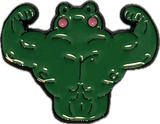 buff frog pin collection (3 pins)