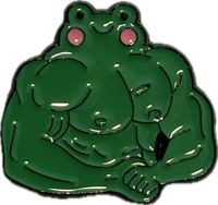 buff frog pin collection (3 pins)